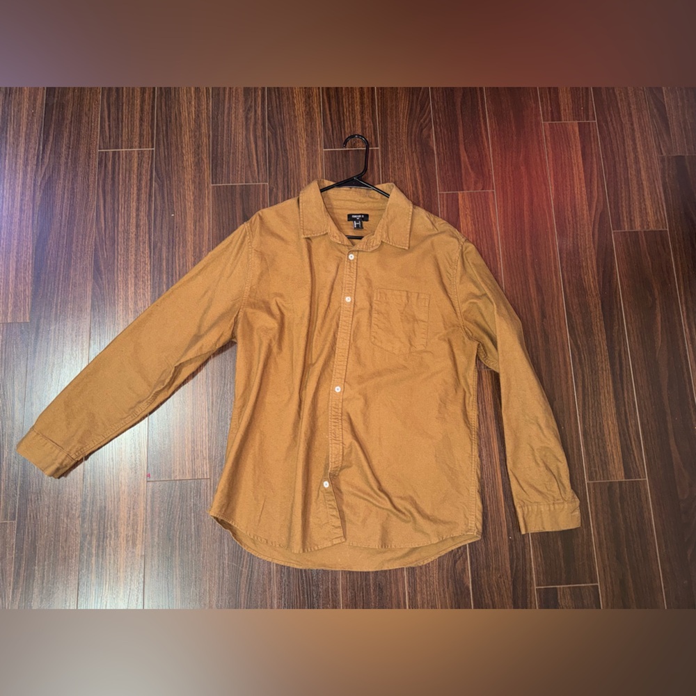 Forever 21 Tan Shirt Jacket